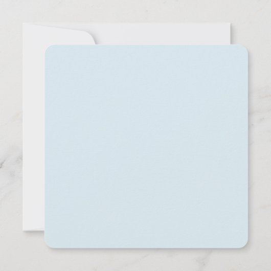 Modern Elegance Boys Baptisme Kaart (Achterkant)