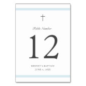 Modern Elegance Boys Baptisme Kaart (Achterkant)