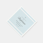 Modern Elegance Boys Baptisme Servet (Hoek)