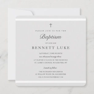 Modern Elegance Boys of Girls Baptisme Kaart