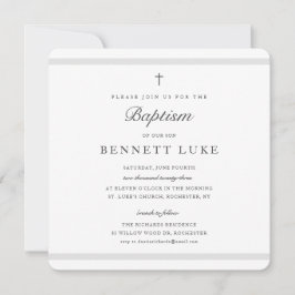 Modern Elegance Boys of Girls Baptisme Kaart