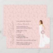 Modern Elegance Bridal Shower Kaart (Voorkant / Achterkant)