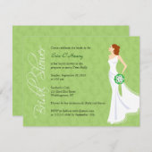 Modern Elegance Bridal Shower Kaart (Voorkant / Achterkant)