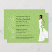 Modern Elegance Bridal Shower Kaart (Voorkant / Achterkant)