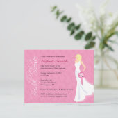 Modern Elegance Bridal Shower Kaart (Staand voorkant)