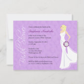 Modern Elegance Bridal Shower Kaart (Voorkant)