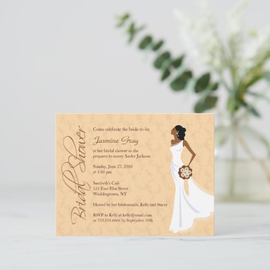 Modern Elegance Champagne 2 Vrijgezellenfeest Kaart (Staand voorkant)