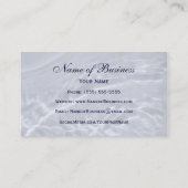 Modern Elegance Chic Silver Water Satin Visitekaartje (Achterkant)