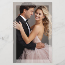 Modern Elegance foto bruiloft menu