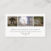 Modern Elegance | Fotografie drie foto's Visitekaartje (Voorkant)