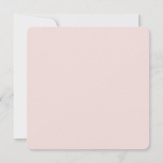 Modern Elegance Girls Baptisme Kaart (Achterkant)