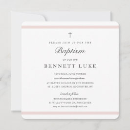 Modern Elegance Girls Baptisme Kaart