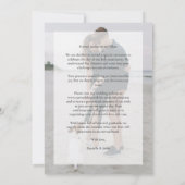 Modern Elegance Golden Typography Script 2 Photos Save The Date (Achterkant)