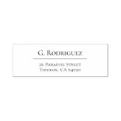 Modern Elegance Line. Minimale standaard. Adres 05 Zelfinktende Stempel (Design)