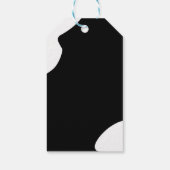 Modern Elegance Pink Floral string l Vrijgezellenf Cadeaulabel (Achterkant)