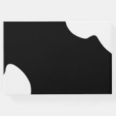 Modern Elegance Pink Floral string light Gastenboek (Achterkant)