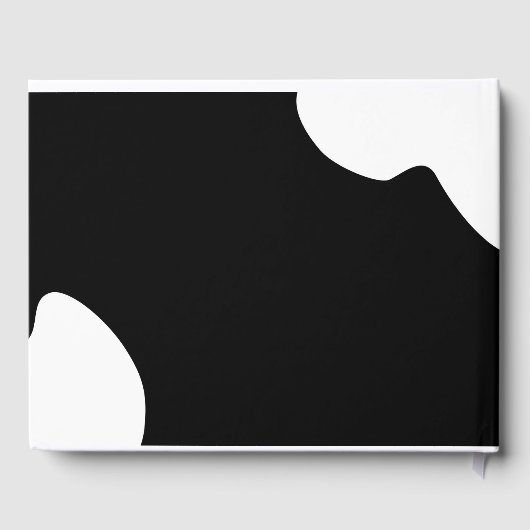 Modern Elegance Pink Floral string light Gastenboek (Achterkant)