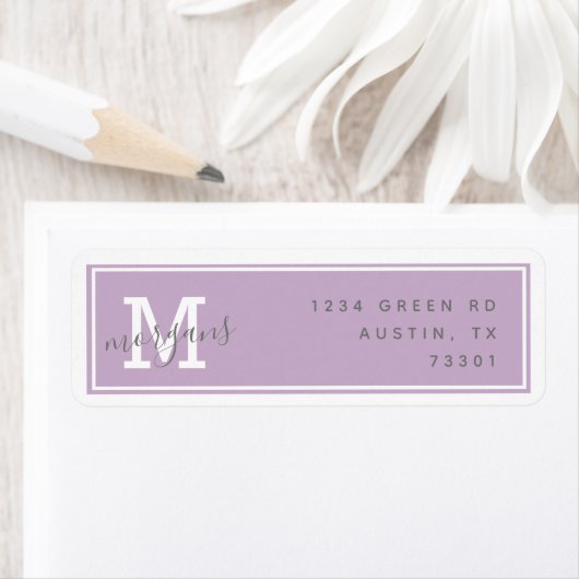 Modern Elegance | Retouradreslabel Etiket (Insitu)