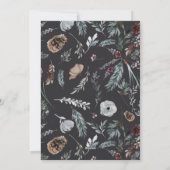 Modern Elegant 1 foto Kerstmis Script Feestdagenkaart (Achterkant)