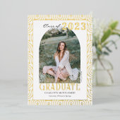 Modern Elegant 2023 Fotogradatie Partij Folie Uitnodiging (Staand Voorkant)
