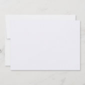 Modern Elegant 3 foto bruiloft Save The Date (Achterkant)