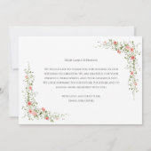 Modern Elegant 3 Foto's Typografie bericht Trouwen Bedankkaart (Achterkant)