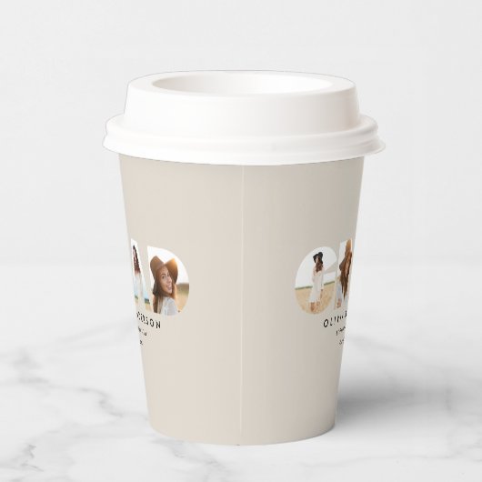 modern elegant 4 afstuderen Papieren kop Papieren Bekers (Rechts)