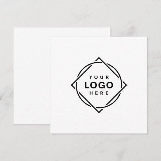 modern, elegant & aanpasbaar kaart (Voorkant / Achterkant)