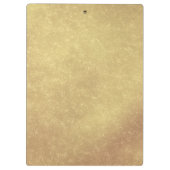 Modern Elegant Abstract Gold Klembord (Achterkant)