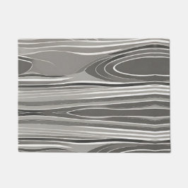 Modern elegant Abstract grijs geometrisch patroon Deurmat