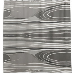 Modern elegant Abstract grijs geometrisch patroon Douchegordijn