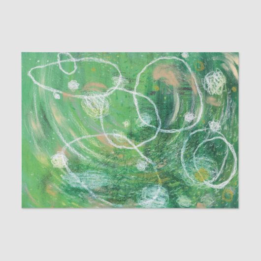 Modern elegant Abstract patroonpapier Tissuepapier (Voorkant)