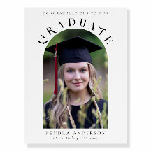 Modern Elegant Afstuderen foto Welkom