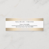 Modern Elegant Afstuderen Name Card Contactkaartje (Achterkant)