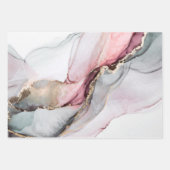 Modern Elegant Agaat Marmer Inpakpapier Vel (Voorkant)