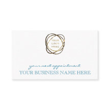 Modern Elegant Aqua Custom Business Logo