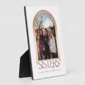 Modern Elegant Arch Lijst Sisters Photo Keepomwill Fotoplaat (Zijkant)