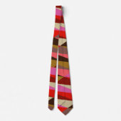 Modern Elegant Art Deco Geometric Wedding Stropdas (Achterkant)