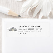 Modern Elegant Barn retour adres label (Insitu)