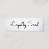 Modern Elegant Beauty Salon Klantenkaartje (Voorkant)