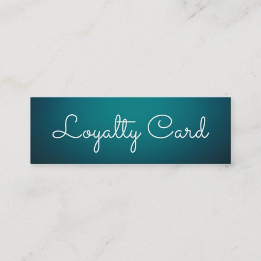 Modern Elegant Beauty Salon Klantenkaartje (Voorkant)