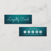 Modern Elegant Beauty Salon Klantenkaartje (Voorkant / Achterkant)