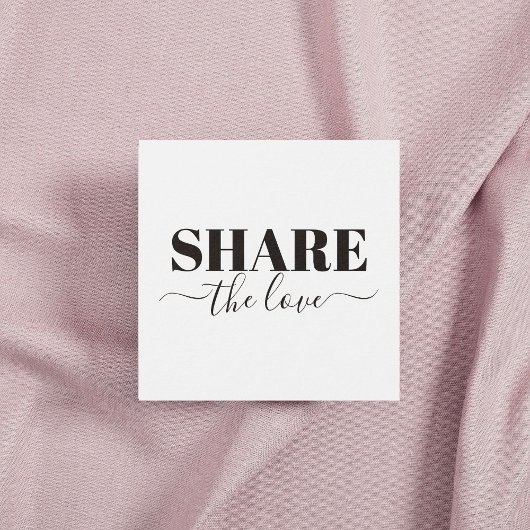 Modern Elegant Beauty Salon Vierkante Visitekaartjes