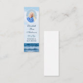 Modern Elegant Begrafenismonument Mini Bladwijzer  Mini Visitekaartje (Voorkant / Achterkant)