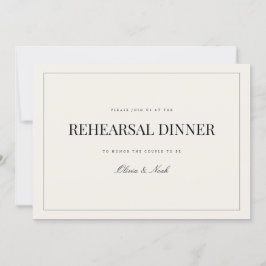 Modern & Elegant Beige Repetitie Diner Kaart