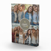 Modern Elegant Beste Vrienden Stijlvolle Besties C Fotoblokken (Rechts)