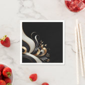 Modern Elegant Black and Gold Wedding Servet (Insitu)