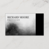 Modern Elegant Black en White Landscape Abstract Visitekaartje (Voorkant)