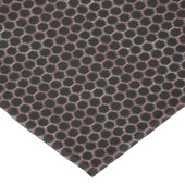 Modern Elegant Black & Gold Bee Honeycomb Patroon Tafelkleed (Gekanteld)