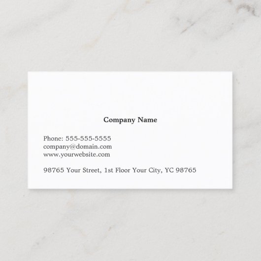 Modern Elegant Black White CircuitBoard Consultant Visitekaartje (Achterkant)